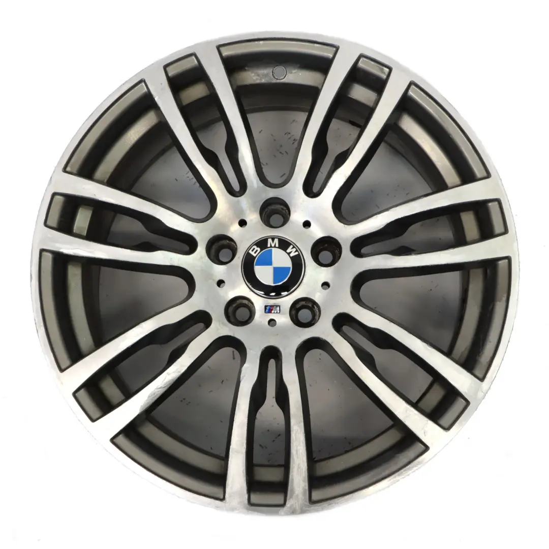 Ferric Grey Wheel Alloy Rim 19" M Star Spoke 403 ET:36 8J to BMW F30 F31 with Part number 7850020 BMW F30 F31 Ferric Grey Wheel Alloy Rim 19" M Star Spoke 403 ET:36 8J - SKU 7850020-5 - Part number 7850020