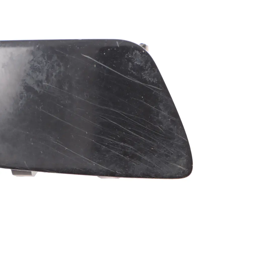 BMW E60 E61 Front Bumper Headlight Washer Cover Right O/S Black Schwarz 2 - 668 - SKU 7897212-SCH - Part number 7897212