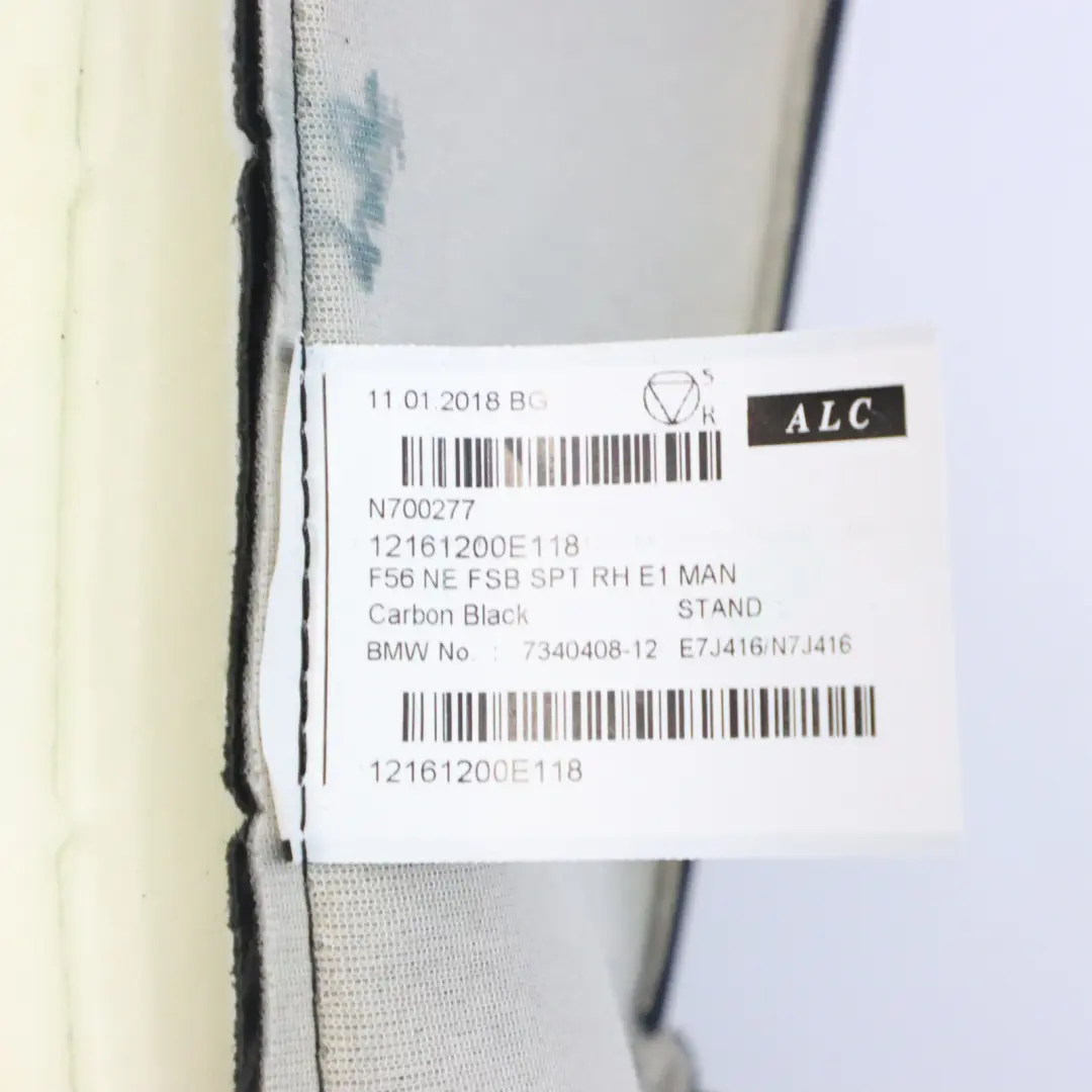 Mini F56 Front Seat Back Rest Sport Right O/S Cloth Cushion Leather - SKU 7946454 - Part number 7946454