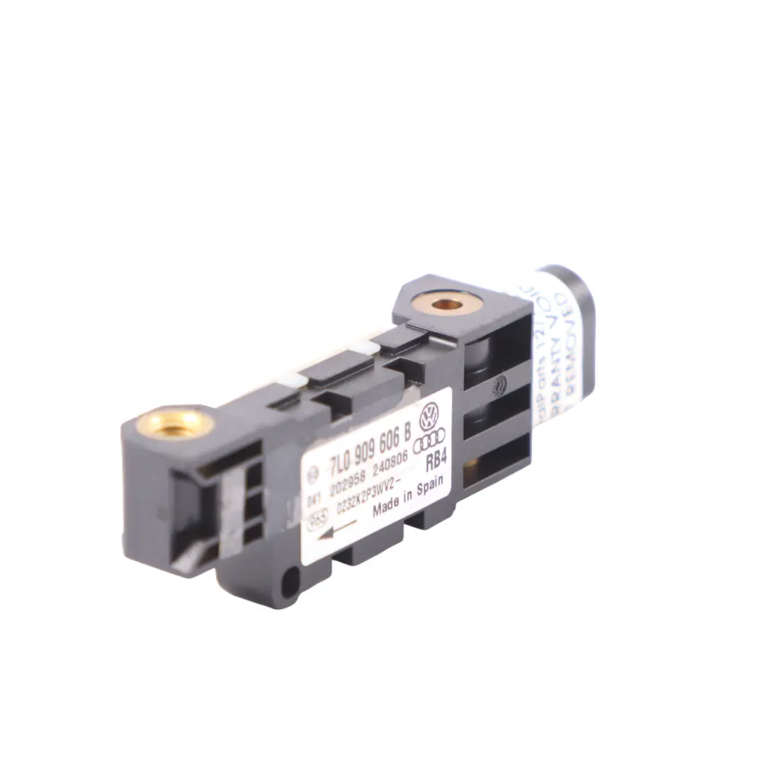 Volkswagen Touareg 7L Sensor de impacto delantero izquierdo derecho 7L0909606D - SKU 7L0909606B - Número de pieza 7L0909606B