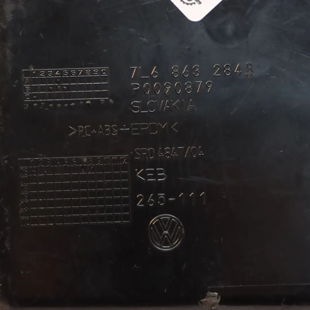 7L Console centrale Plateau de rangement Noir pour Volkswagen Touareg à propos du numéro de pièce 7L6863284B Volkswagen Touareg 7L Console centrale Plateau de rangement Noir - SKU 7L6863284B - Numéro de pièce 7L6863284B