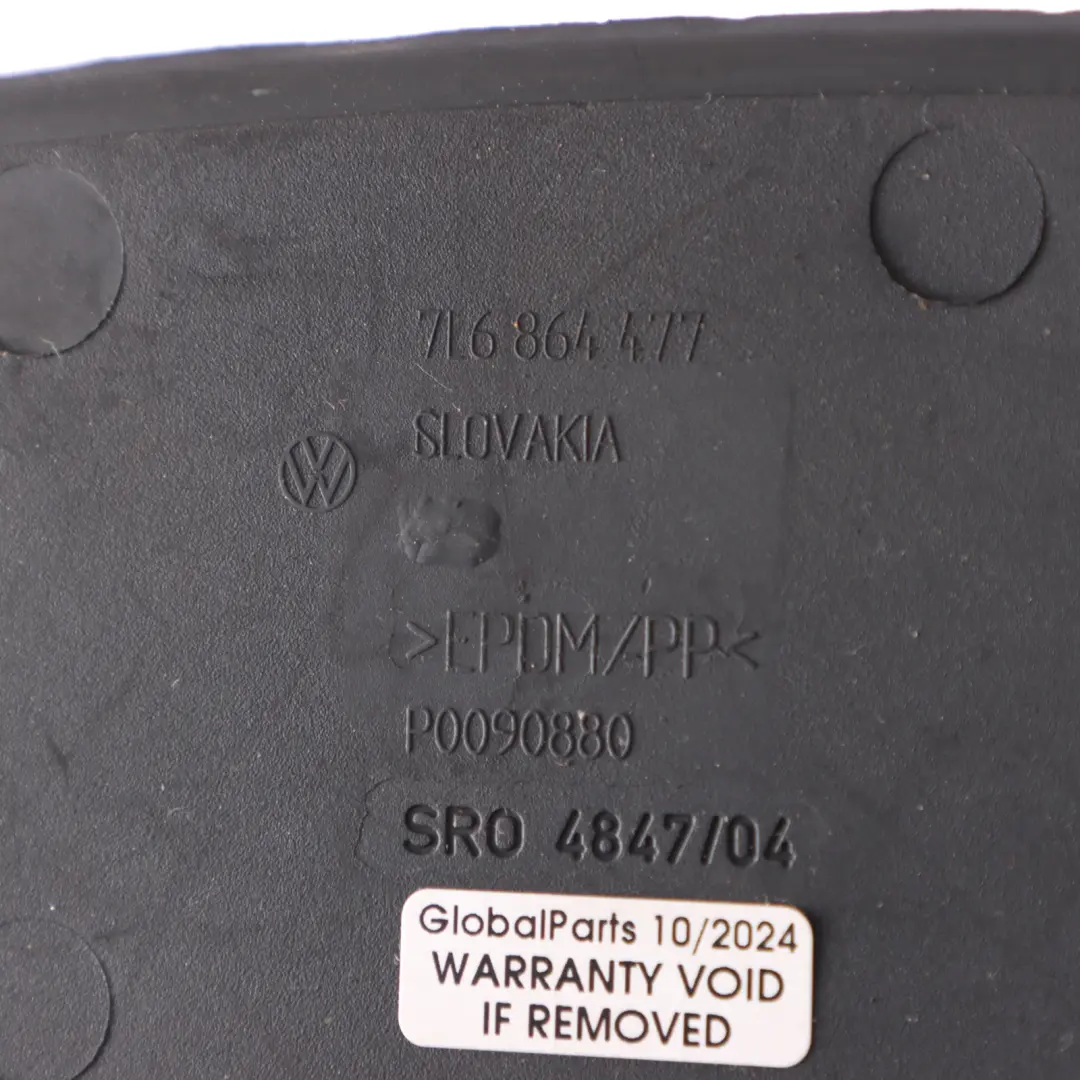 Volkswagen Touareg Mk1 7L Gumowa Wkładka Schowka - SKU 7L6864477 - Numer Części 7L6864477