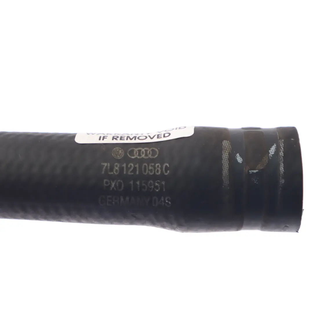 acqua refrigerante tubo linea per Audi Q7 4L 4.2 TDI con numero di parte 7L8121058C Audi Q7 4L 4.2 TDI acqua refrigerante tubo linea - SKU 7L8121058C - Numero di parte 7L8121058C