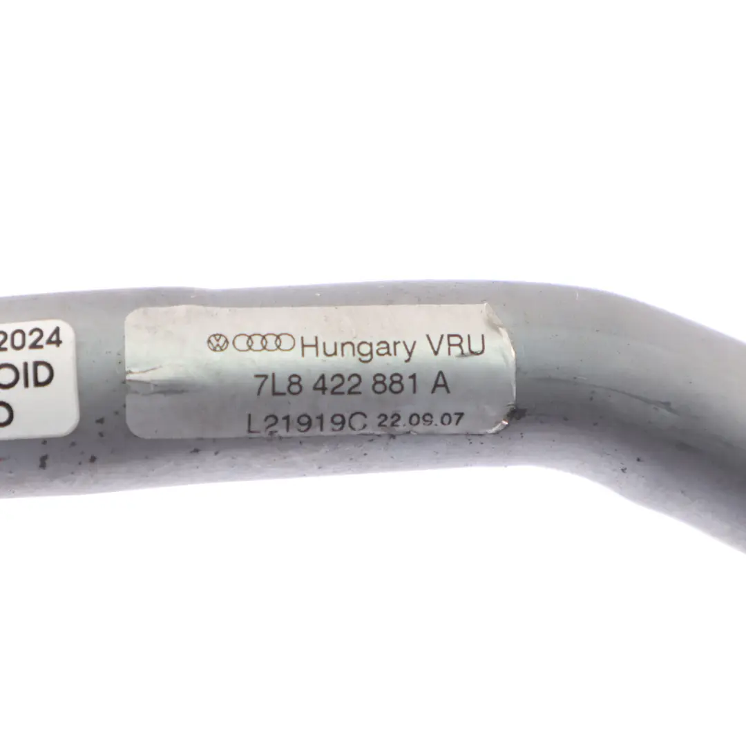 servosterzo olio refrigerante tubo linea tubo 4.2 Diesel per Audi Q7 4L con numero di parte 7L8422881A Audi Q7 4L servosterzo olio refrigerante tubo linea tubo 4.2 Diesel - SKU 7L8422881A - Numero di parte 7L8422881A