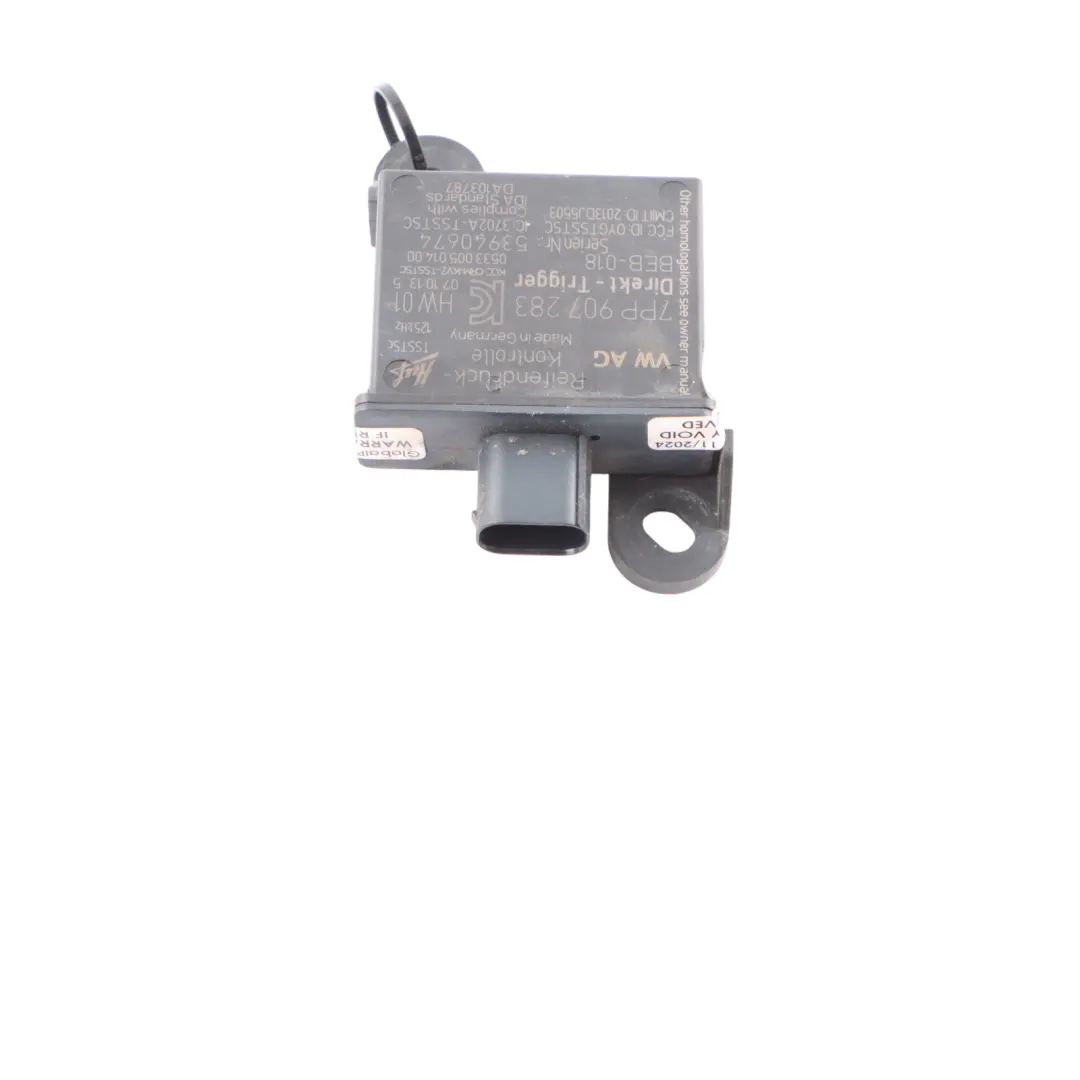 Reifendruck Überwachung System Modul Steuergerät ECU für Audi RS6 C7 mit Teilenummer 7PP907283 Audi RS6 C7 Reifendruck Überwachung System Modul Steuergerät ECU - SKU 7PP907283 - Teilenummer 7PP907283