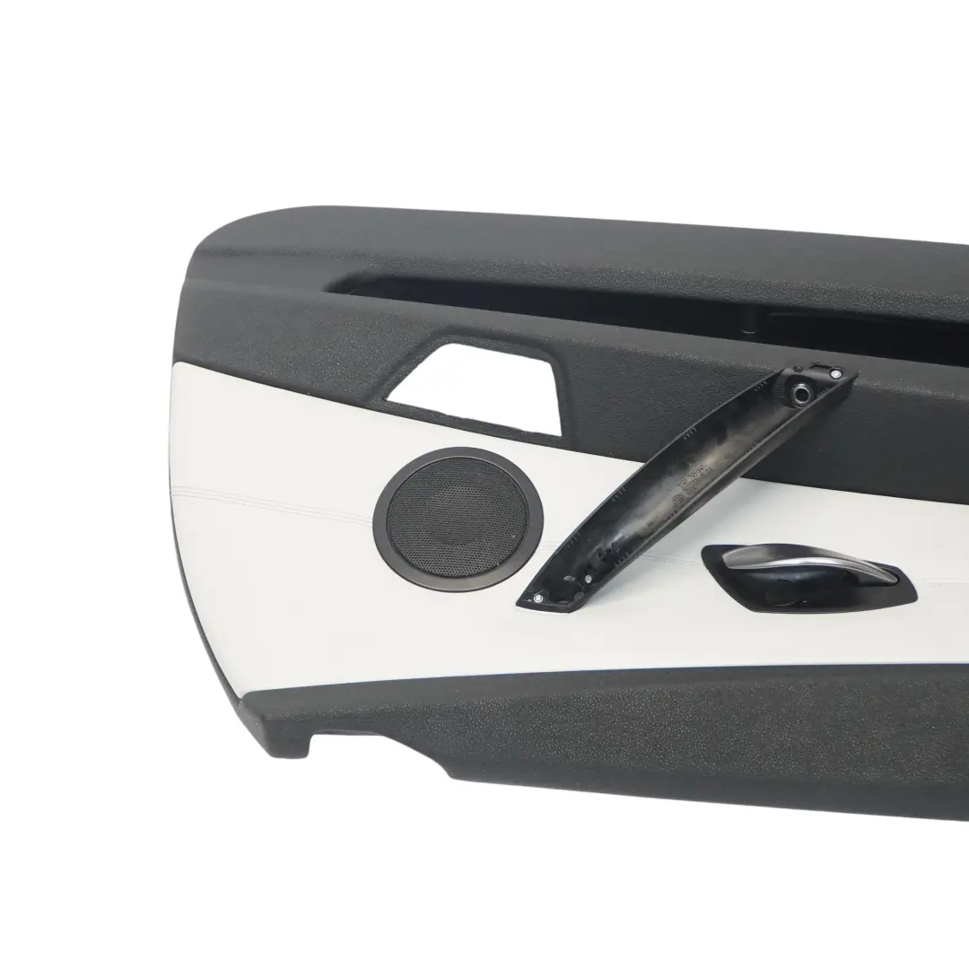 Tarjeta Puerta Izquierda Panel Cuero Nueva Inglaterra Silverstone para BMW Z4 E85 E86 con número de pieza 8035477 BMW Z4 E85 E86 Tarjeta Puerta Izquierda Panel Cuero Nueva Inglaterra Silverstone - SKU 8035477 - Número de pieza 8035477