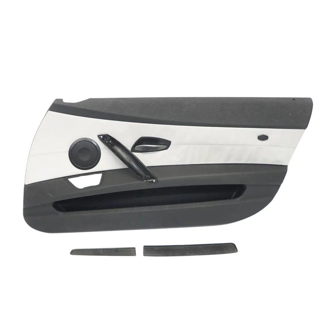 Door Card Right O/S Panel Leather New England Silverstone to BMW Z4 E85 E86 with Part number 8035478 BMW Z4 E85 E86 Door Card Right O/S Panel Leather New England Silverstone - SKU 8035478 - Part number 8035478
