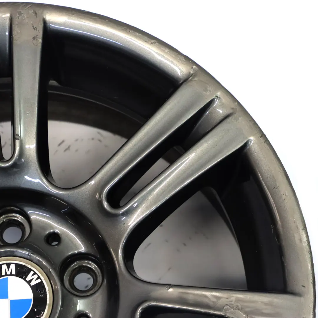 Grey Wheel Alloy Rim M Double Spoke 194 17" 8,5J ET:37 to BMW E90 E91 E92 Rear with Part number 8036936 BMW E90 E91 E92 Rear Grey Wheel Alloy Rim M Double Spoke 194 17" 8,5J ET:37 - SKU 8036936-9 - Part number 8036936