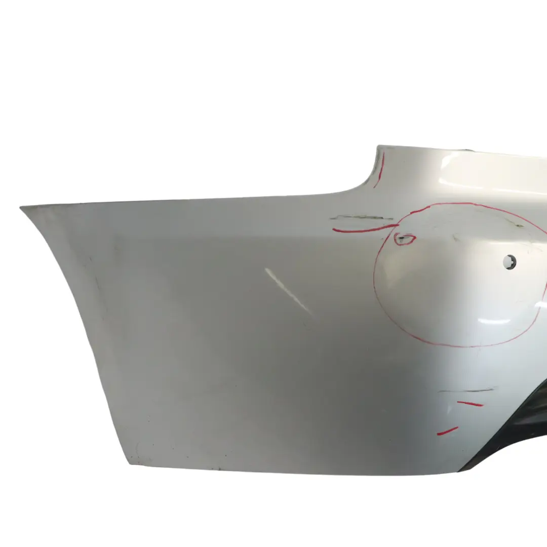 Bumper Coupe Convertible M Sport PDC Titansilber Silver - 354 to BMW E92 E93 Rear with Part number 8044934 BMW E92 E93 Rear Bumper Coupe Convertible M Sport PDC Titansilber Silver - 354 - SKU 8044934-TS2 - Part number 8044934