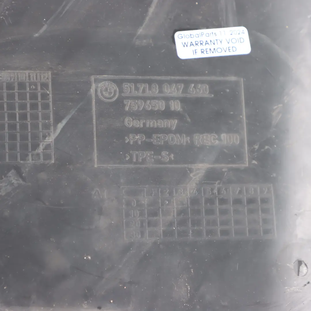 BMW E92 E93 LCI Vorne Rechts Abdeckung Radkastengehäuse Liner - SKU 8047460-1 - Teilenummer 8047460