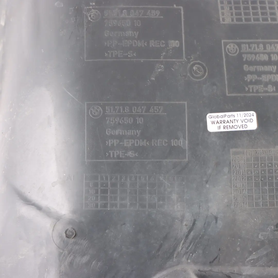 Front Wheel Arch Housing Inner Fender Front Part Left N/S to BMW E92 LCI with Part number 8047461 BMW E92 LCI Front Wheel Arch Housing Inner Fender Front Part Left N/S - SKU 8047461 - Part number 8047461