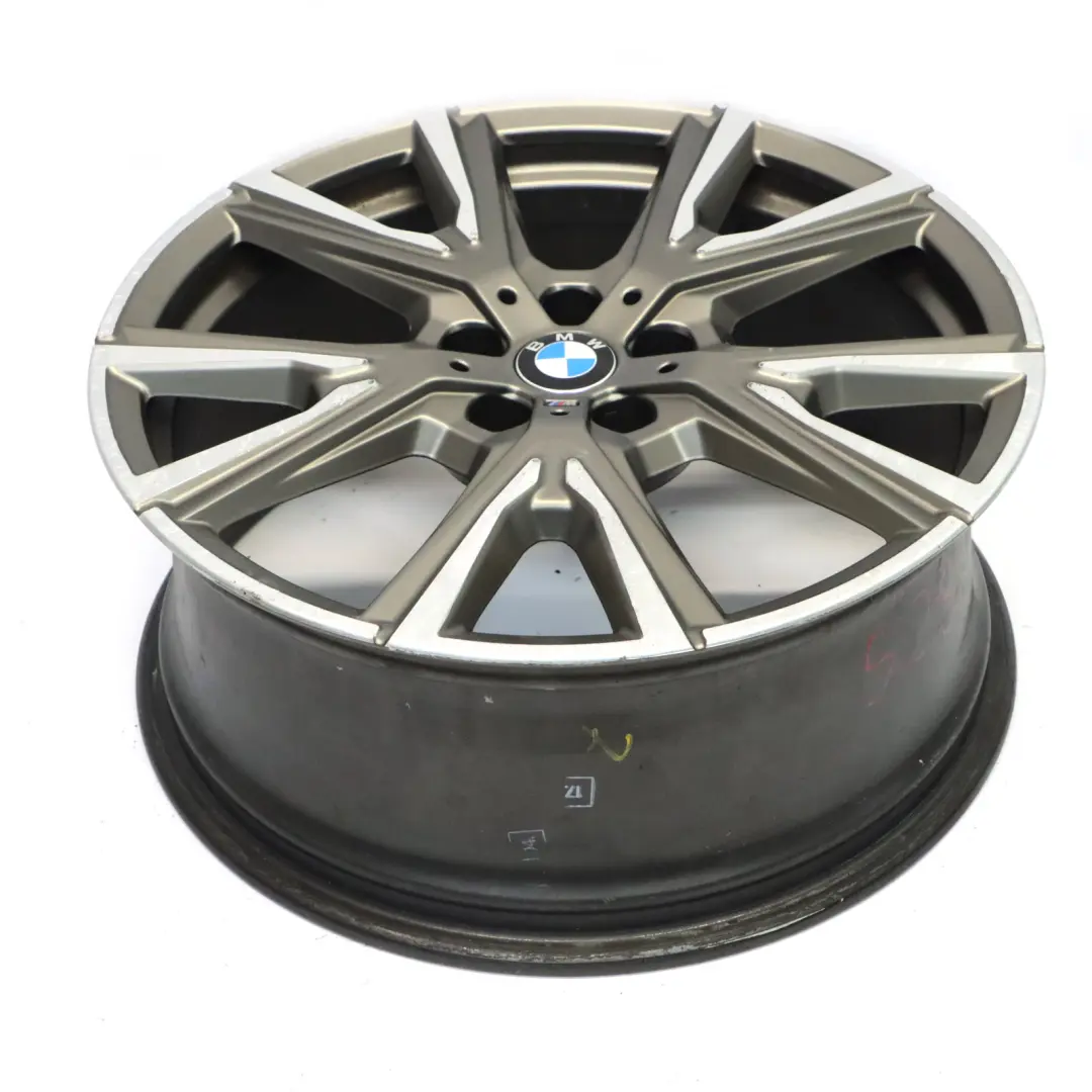Alloy Wheel Rim Cerium Grey 19" V-spoke 557M ET:54 8J to BMW F40 F44 with Part number 8053525 BMW F40 F44 Alloy Wheel Rim Cerium Grey 19" V-spoke 557M ET:54 8J - SKU 8053525-3 - Part number 8053525