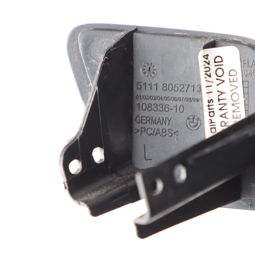 Spray Nozzle Flap BMW F20 F22 Cover Trim Left N/S M Sport Black Sapphire - 475 to with Part number 8053829 Spray Nozzle Flap BMW F20 F22 Cover Trim Left N/S M Sport Black Sapphire - 475 - SKU 8053829-BS - Part number 8053829