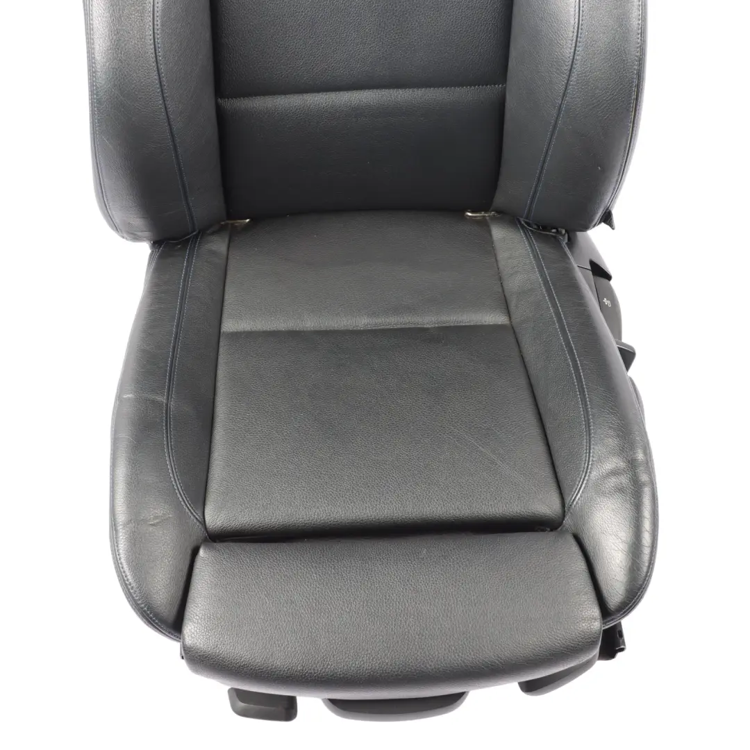 Front Seat Left N/S Leather Boston Black Blue Stitch to BMW E88 Convertible M Sport with Part number 8053969 BMW E88 Convertible M Sport Front Seat Left N/S Leather Boston Black Blue Stitch - SKU 8053969-2 - Part number 8053969