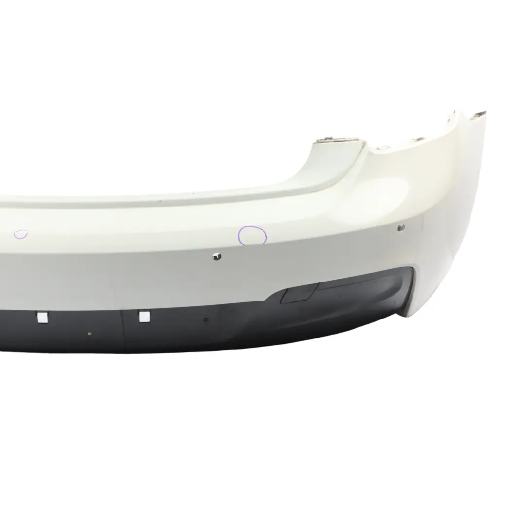 Bumper BMW F20 F21 M Sport Trim Panel PDC Alpinweiss White 3 - 300 to Rear with Part number 8055067 Rear Bumper BMW F20 F21 M Sport Trim Panel PDC Alpinweiss White 3 - 300 - SKU 8055067-AW2 - Part number 8055067
