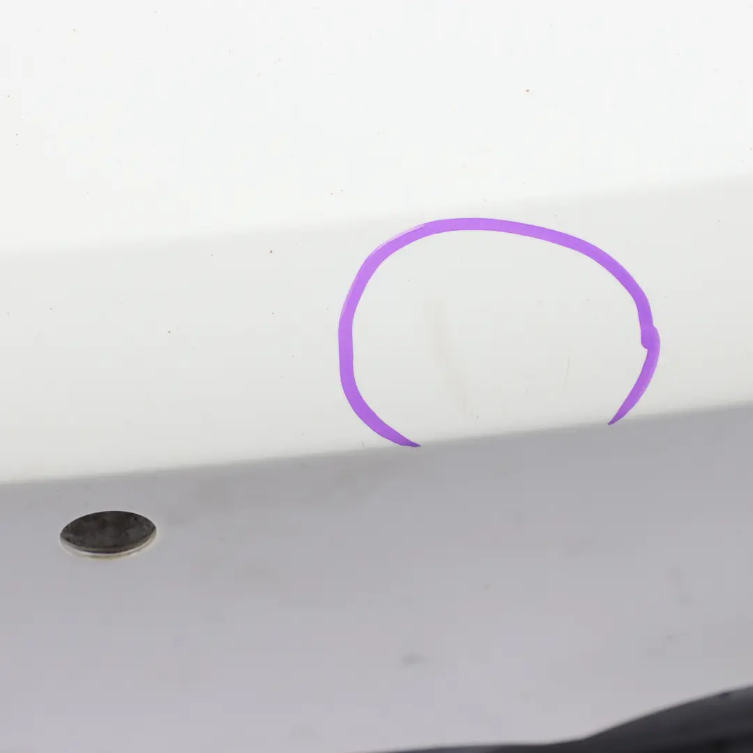 Bumper BMW F20 F21 M Sport Trim Panel PDC Alpinweiss White 3 - 300 to Rear with Part number 8055067 Rear Bumper BMW F20 F21 M Sport Trim Panel PDC Alpinweiss White 3 - 300 - SKU 8055067-AW2 - Part number 8055067