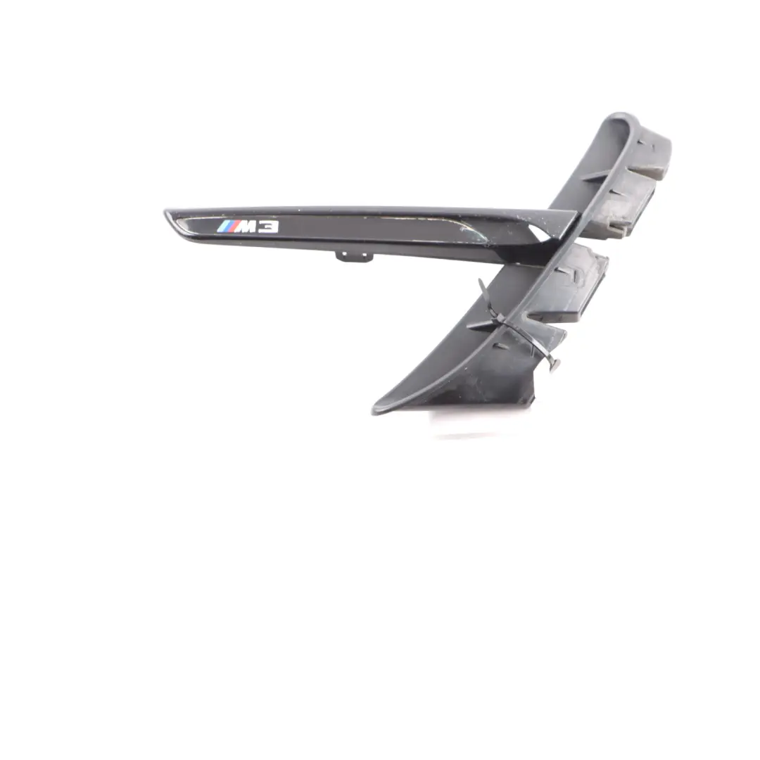 Front Side Panel Fender Wing Trim Badge Moulding Right O/S to BMW F80 M3 with Part number 8056060 BMW F80 M3 Front Side Panel Fender Wing Trim Badge Moulding Right O/S - SKU 8056060 - Part number 8056060