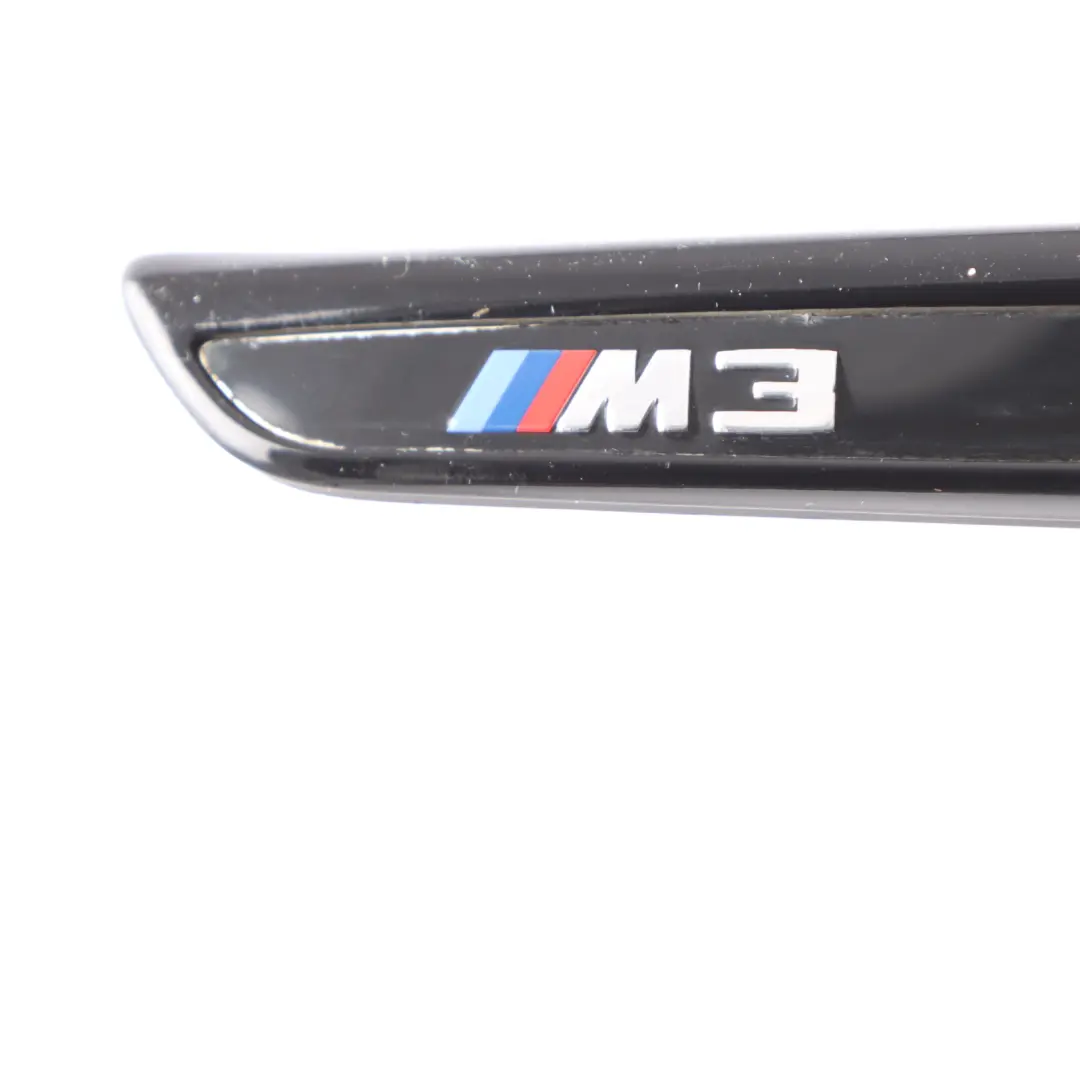 Front Side Panel Fender Wing Trim Badge Moulding Right O/S to BMW F80 M3 with Part number 8056060 BMW F80 M3 Front Side Panel Fender Wing Trim Badge Moulding Right O/S - SKU 8056060 - Part number 8056060