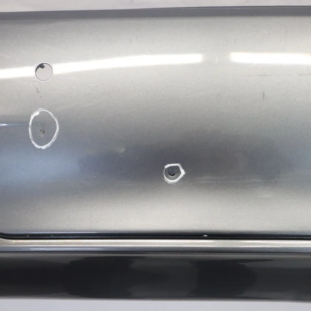 BMW F30 M Sport Rear Bumper Trim Panel PDC Mineralgrau Grey Metallic - B39 - SKU 8056497-MG - Part number 8056497