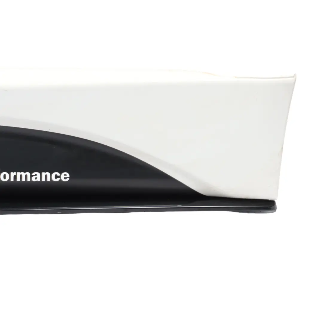 Sill Strip Side Skirt Left N/S Alpinweiss White - 300 to BMW F30 F31 M Sport with Part number 8056579 BMW F30 F31 M Sport Sill Strip Side Skirt Left N/S Alpinweiss White - 300 - SKU 8056579-AW - Part number 8056579