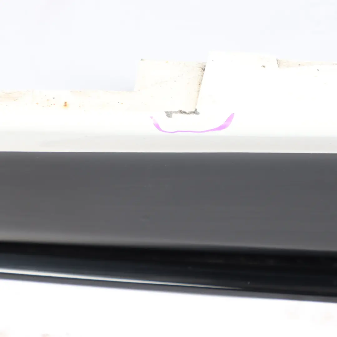 Sill Strip Side Skirt Left N/S Alpinweiss White - 300 to BMW F30 F31 M Sport with Part number 8056579 BMW F30 F31 M Sport Sill Strip Side Skirt Left N/S Alpinweiss White - 300 - SKU 8056579-AW - Part number 8056579