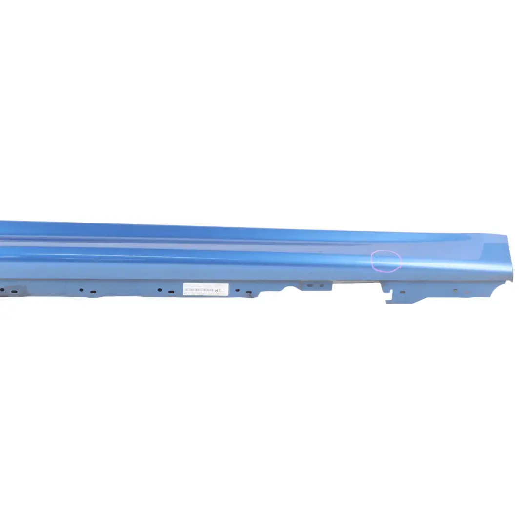 Sill Strip M Sport Side Skirt Right O/S Estorilblau Blue - B45 to BMW F30 F31 with Part number 8056580 BMW F30 F31 Sill Strip M Sport Side Skirt Right O/S Estorilblau Blue - B45 - SKU 8056580-EB - Part number 8056580