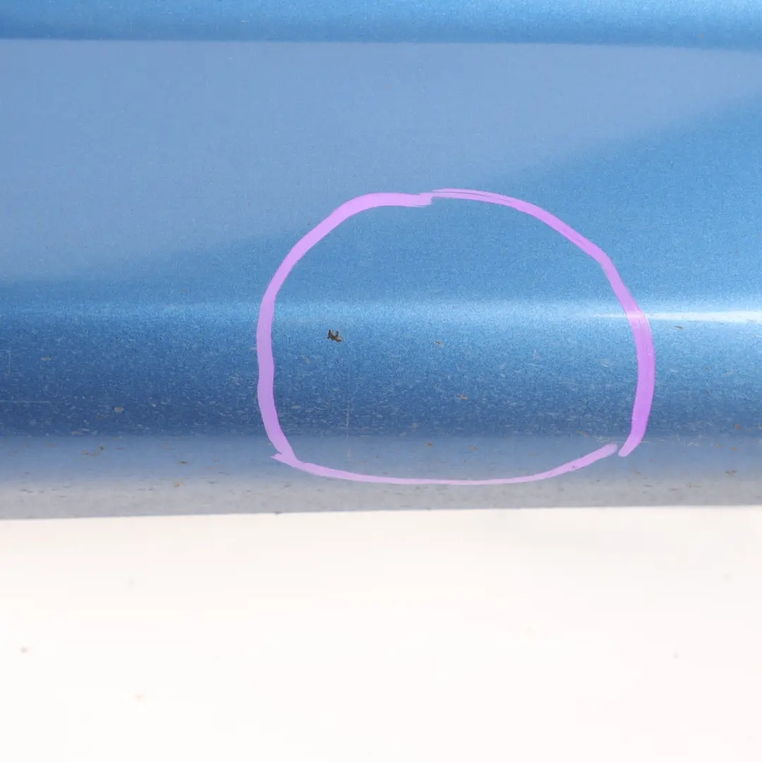 Sill Strip M Sport Side Skirt Right O/S Estorilblau Blue - B45 to BMW F30 F31 with Part number 8056580 BMW F30 F31 Sill Strip M Sport Side Skirt Right O/S Estorilblau Blue - B45 - SKU 8056580-EB - Part number 8056580