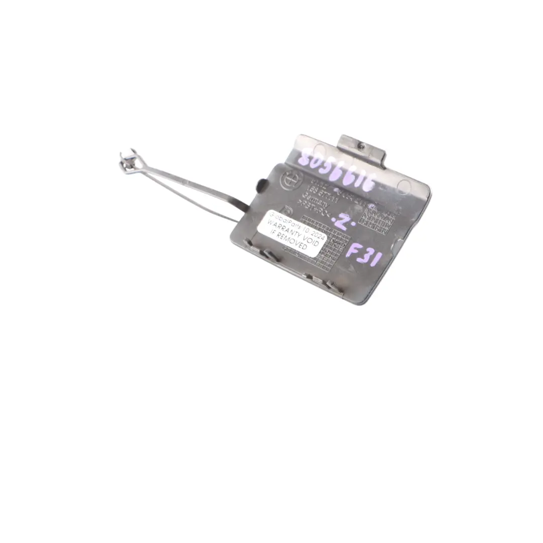 Towing Eye Hook Cover Rear Bumper Imperial Blue - 8054211 to BMW F31 M Sport with Part number 8056616 BMW F31 M Sport Towing Eye Hook Cover Rear Bumper Imperial Blue - 8054211 - SKU 8056616-DSB - Part number 8056616