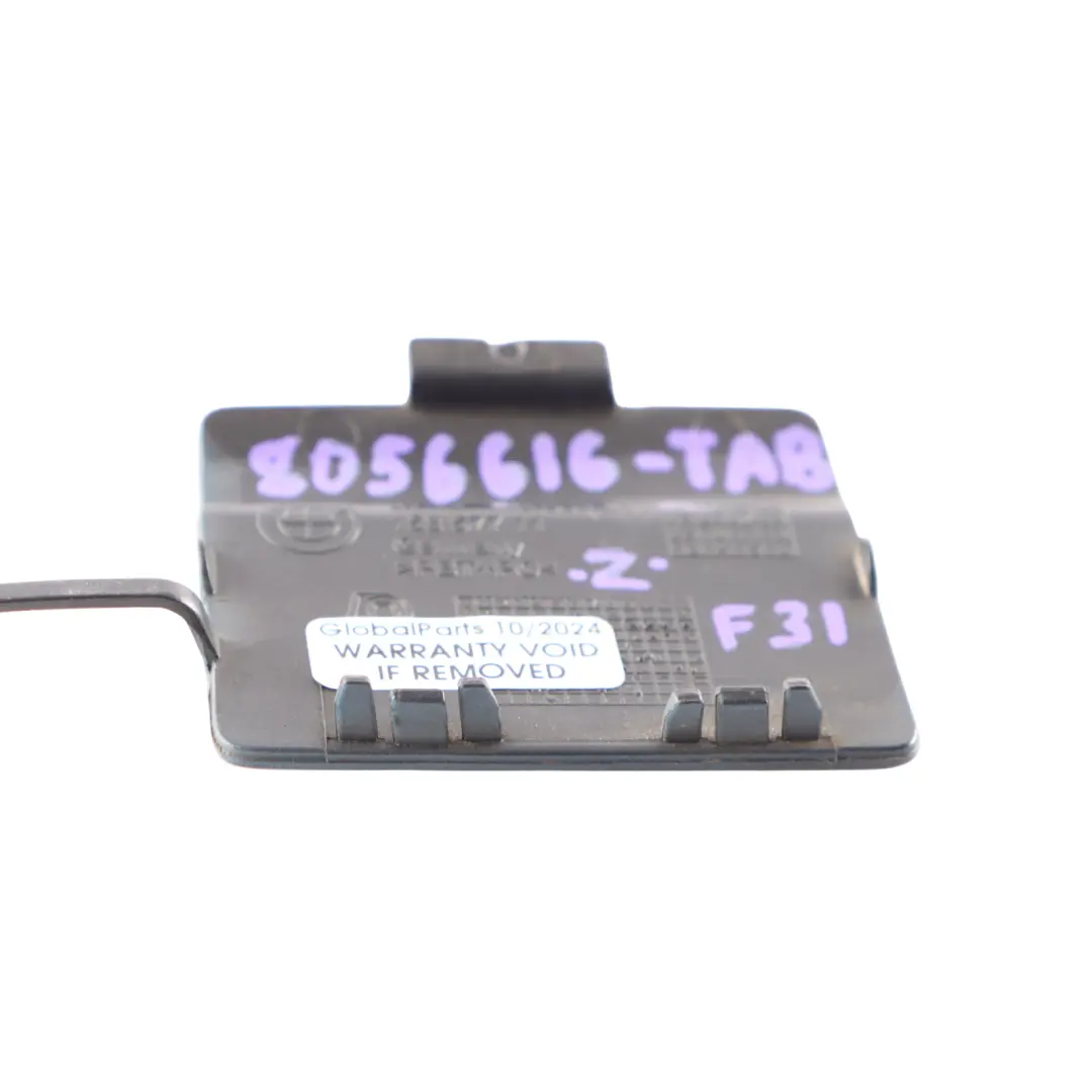 Bumper Towing Eye Flap Cover Tanzanite Blue X10 8054211 to BMW F31 M Sport Rear with Part number 8056616 BMW F31 M Sport Rear Bumper Towing Eye Flap Cover Tanzanite Blue X10 8054211 - SKU 8056616-TAN - Part number 8056616