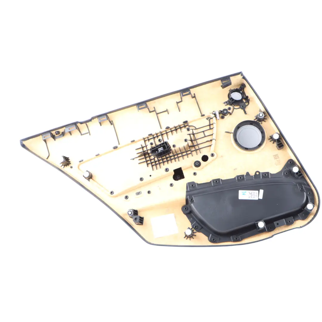 Door Card Rear Right O/S Door Lining Panel Leather Black to BMW F80 M3 with Part number 8057428 BMW F80 M3 Door Card Rear Right O/S Door Lining Panel Leather Black - SKU 8057428 - Part number 8057428