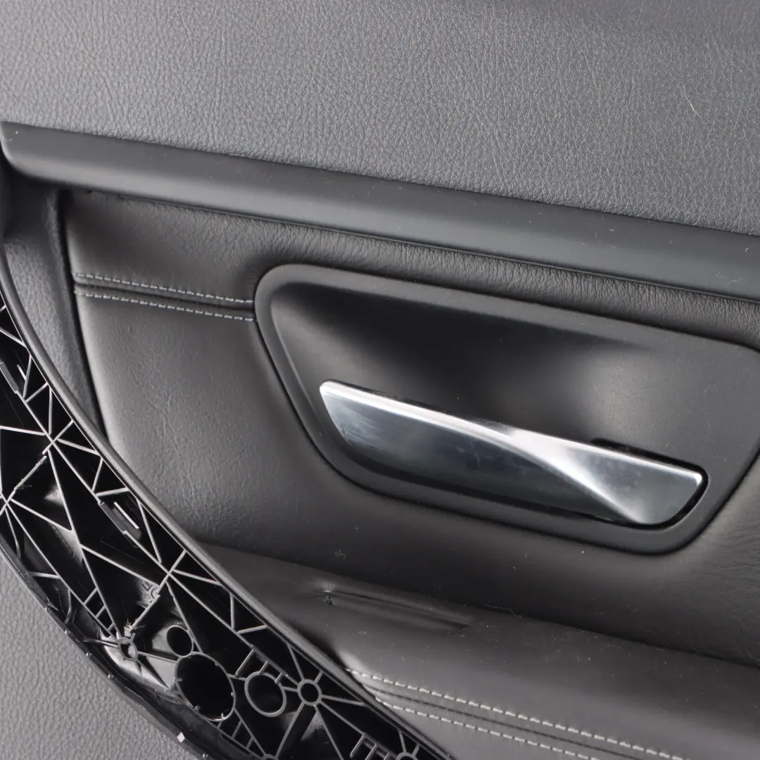 Door Card Rear Right O/S Door Lining Panel Leather Black to BMW F80 M3 with Part number 8057428 BMW F80 M3 Door Card Rear Right O/S Door Lining Panel Leather Black - SKU 8057428 - Part number 8057428