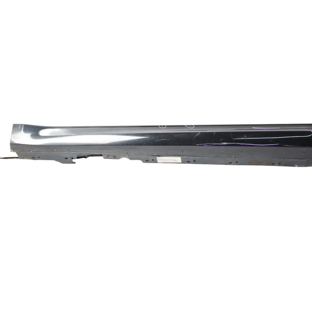 BMW F80 M3 Side Skirt Sill Strip Left N/S Black Sapphire Metallic - 475 - SKU 8059573-BS - Part number 8059573