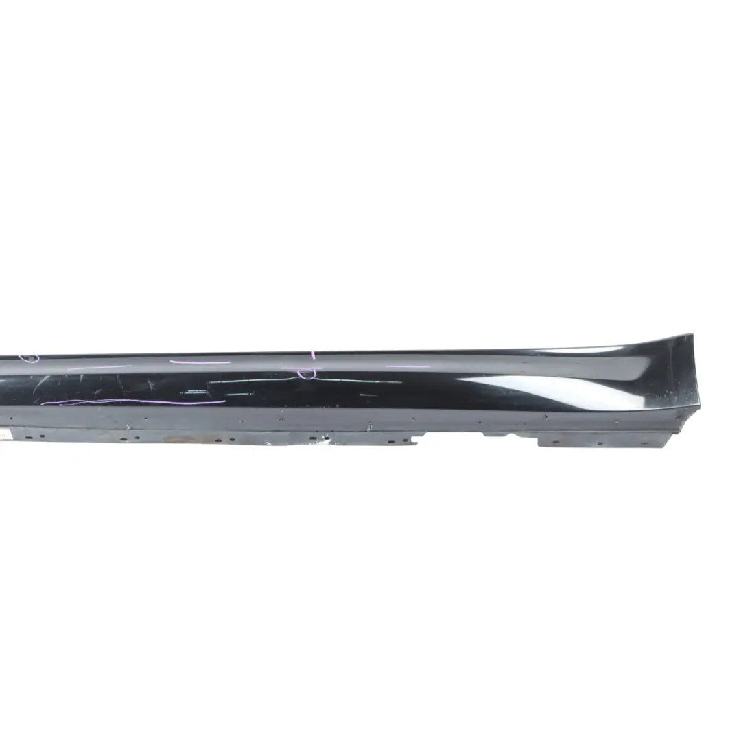 BMW F80 M3 Side Skirt Sill Strip Left N/S Black Sapphire Metallic - 475 - SKU 8059573-BS - Part number 8059573