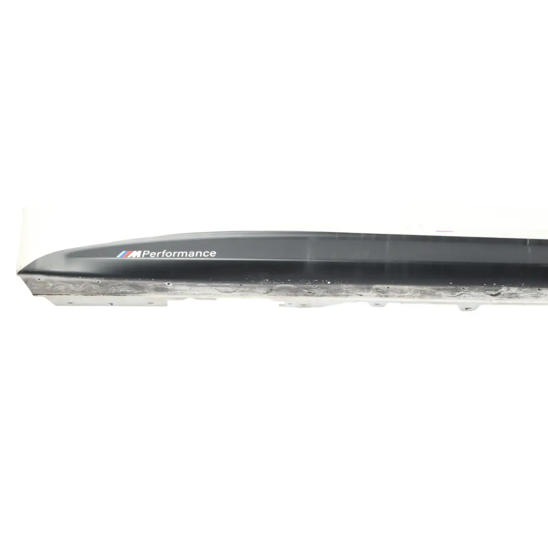 BMW F32 F33 Side Skirt M Sport Sill Strip Right O/S Alpinweiss White - 300 - SKU 8060848-AW - Part number 8060848