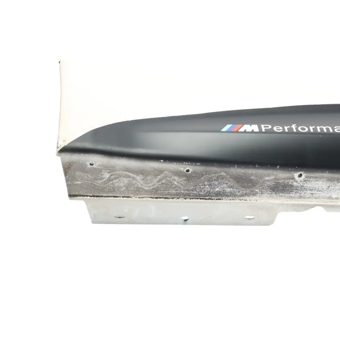 BMW F32 F33 Side Skirt M Sport Sill Strip Right O/S Alpinweiss White - 300 - SKU 8060848-AW - Part number 8060848