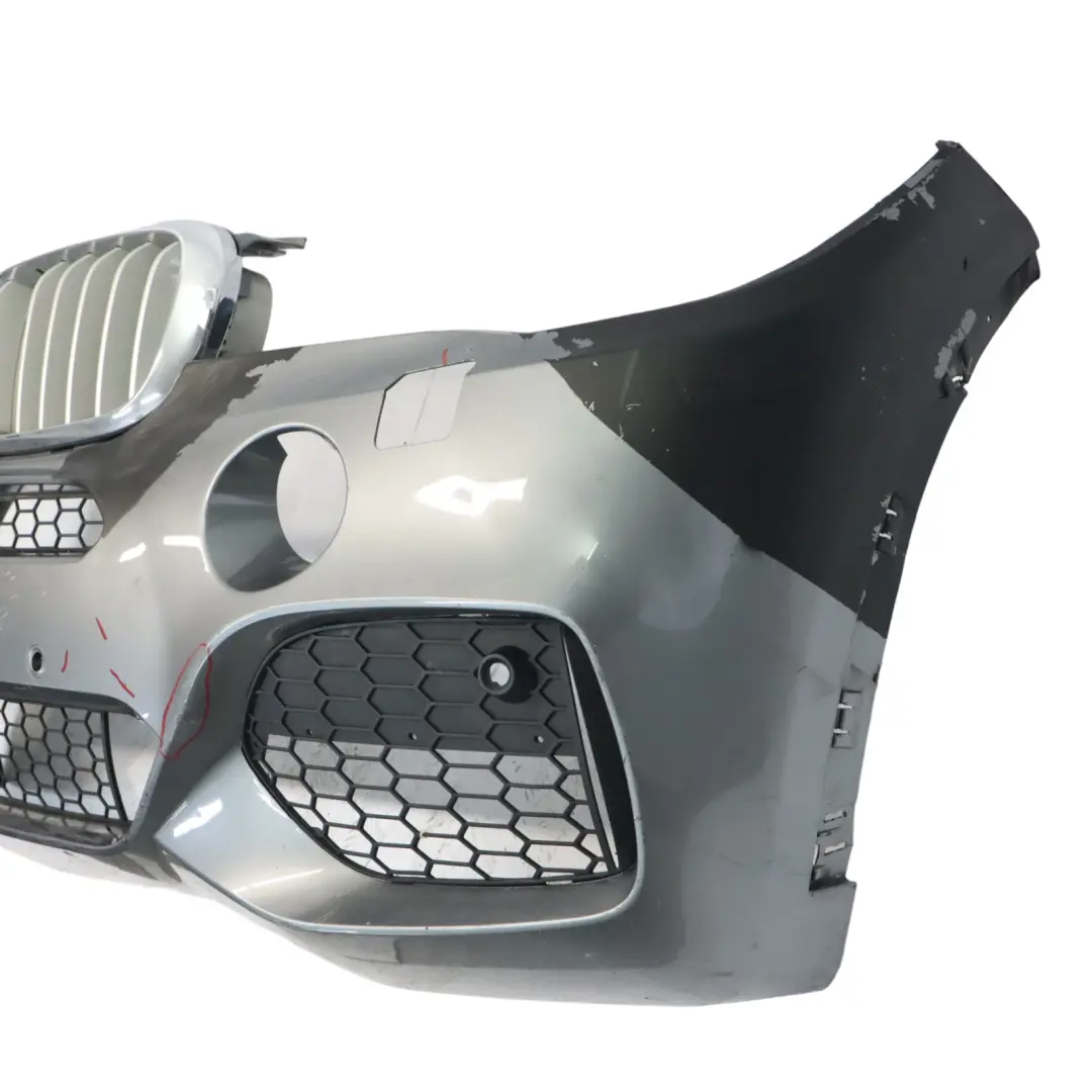 Front Bumper M Sport Trim Panel Cover Spacegrau Grey Metallic - A52 to BMW X5 F15 with Part number 8062459 BMW X5 F15 Front Bumper M Sport Trim Panel Cover Spacegrau Grey Metallic - A52 - SKU 8062459-SCG - Part number 8062459
