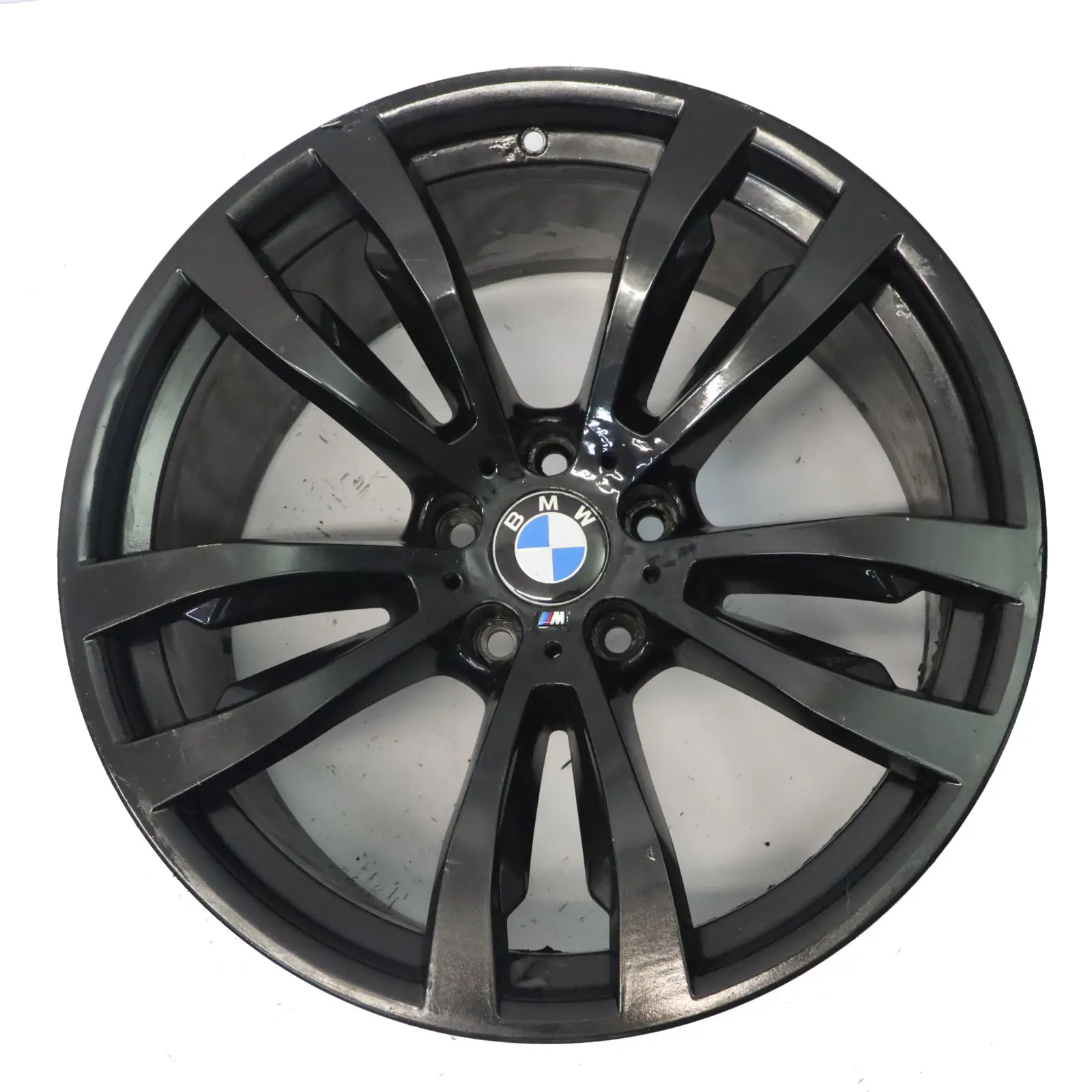 Cerchio ruota BMW X5 F15 in lega nera 20" M a doppie razze 469 11J ET:37 8064895