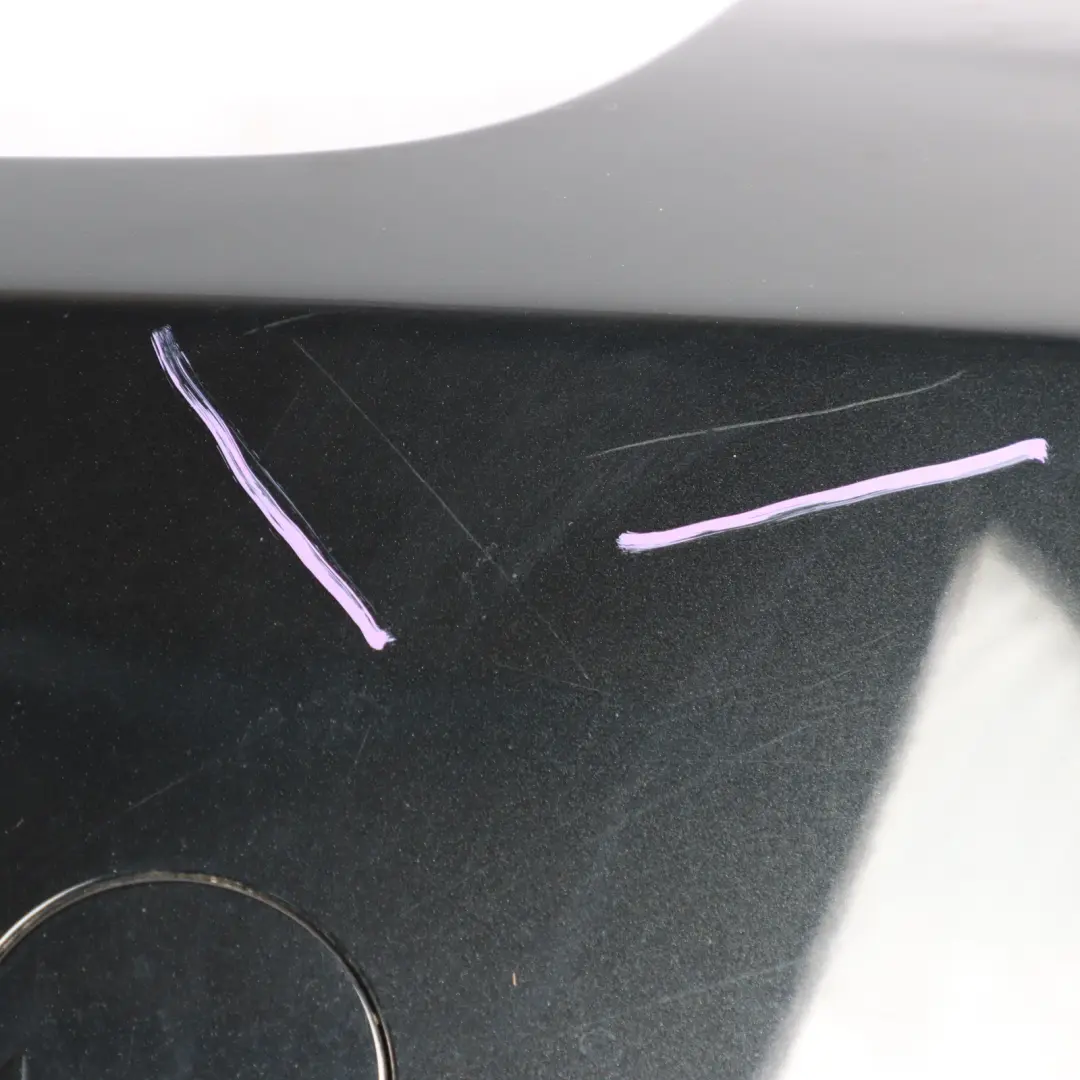 Complete Rear Bumper M Sport PDC Black Sapphire Metallic - 475 to BMW F87 M2 with Part number 8068541 BMW F87 M2 Complete Rear Bumper M Sport PDC Black Sapphire Metallic - 475 - SKU 8068541-BS - Part number 8068541