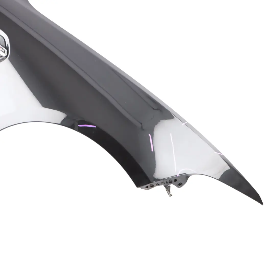 Side Panel Fender Wing Front Right O/S Black Sapphire Metallic - 475 to BMW F87 M2 with Part number 8069378 BMW F87 M2 Side Panel Fender Wing Front Right O/S Black Sapphire Metallic - 475 - SKU 8069378-BS - Part number 8069378
