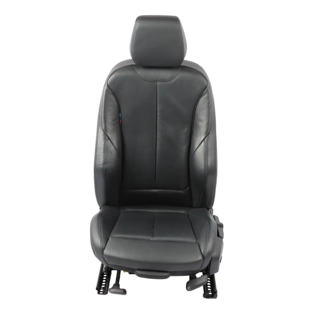 BMW F20 Sedile Anteriore M Sport Sinistro Pelle Nera Dakota Blu - SKU 8069661-1 - Numero di parte 8069661