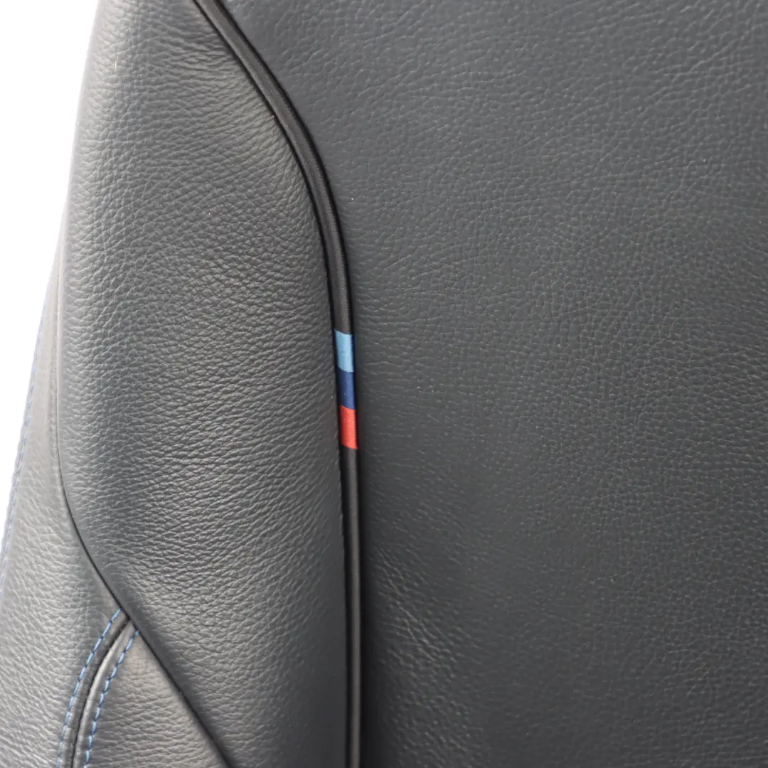 Siège Avant M Sport Droit Cuir Noir Dakota Contraste Bleu pour BMW F20 à propos du numéro de pièce 8069662 BMW F20 Siège Avant M Sport Droit Cuir Noir Dakota Contraste Bleu - SKU 8069662-1 - Numéro de pièce 8069662