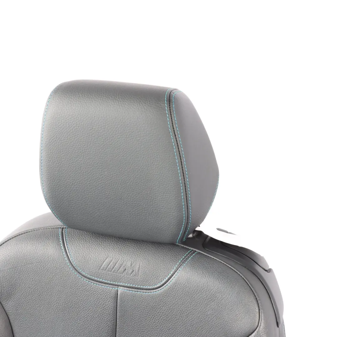 BMW F87 M2 Front Seat Sport Left N/S Heated Leather Dakota Black Contrast Blue - SKU 8070719-3 - Part number 8070719