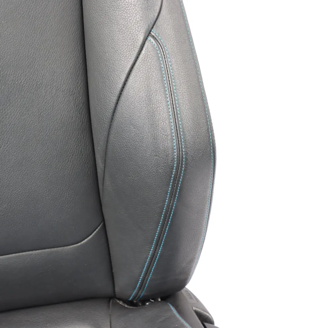Front Seat Sport Left N/S Heated Leather Dakota Black Contrast Blue to BMW F87 M2 with Part number 8070719 BMW F87 M2 Front Seat Sport Left N/S Heated Leather Dakota Black Contrast Blue - SKU 8070719-3 - Part number 8070719