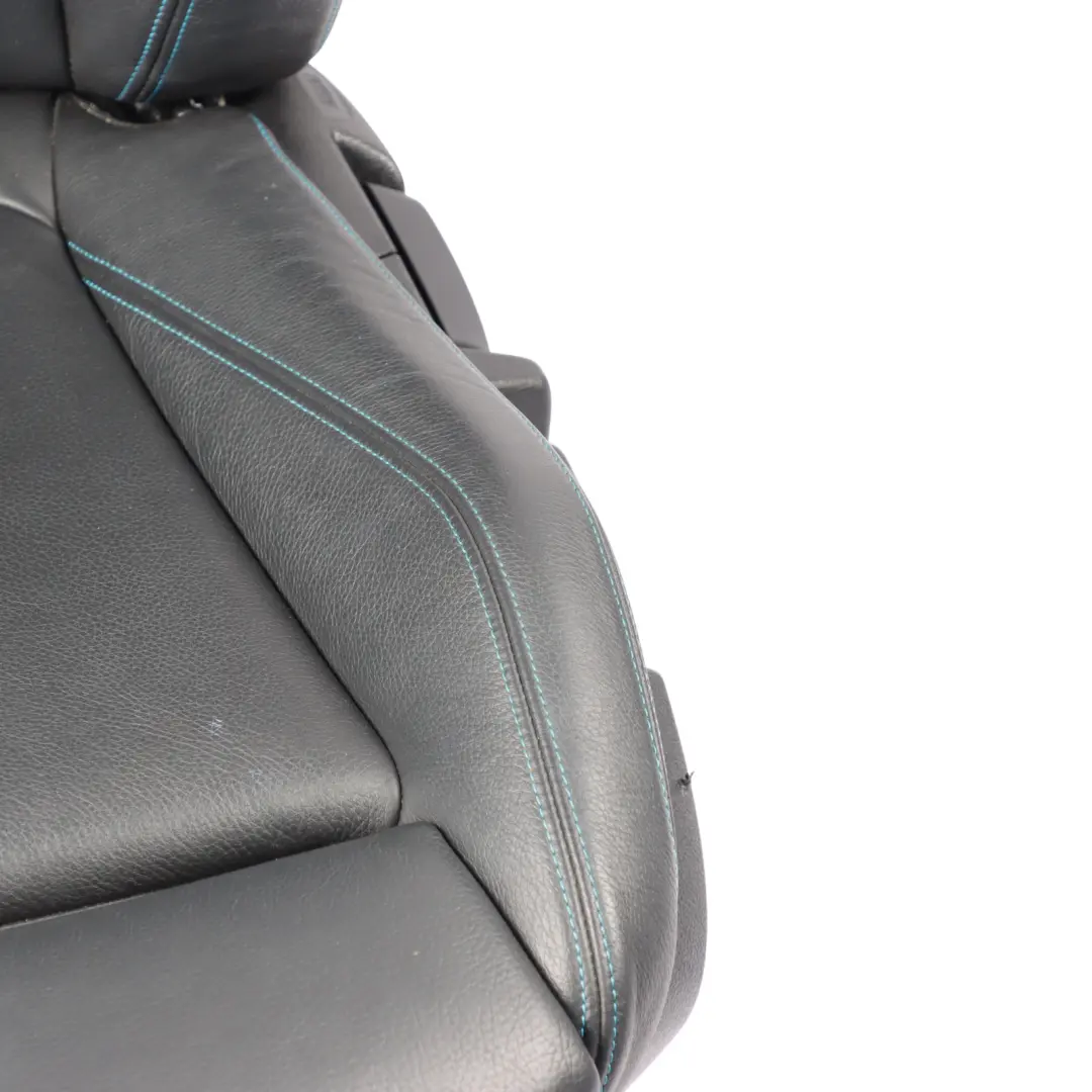 BMW F87 M2 Front Seat Sport Left N/S Heated Leather Dakota Black Contrast Blue - SKU 8070719-3 - Part number 8070719