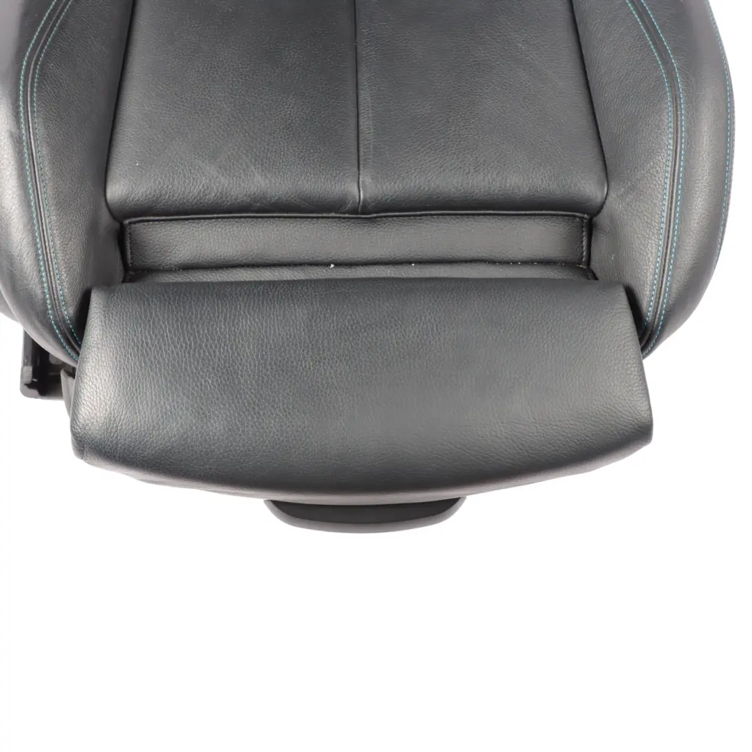 BMW F87 M2 Front Seat Sport Heated Leather Dakota Black Contrast Blue Right O/S - SKU 8070720-2 - Part number 8070720