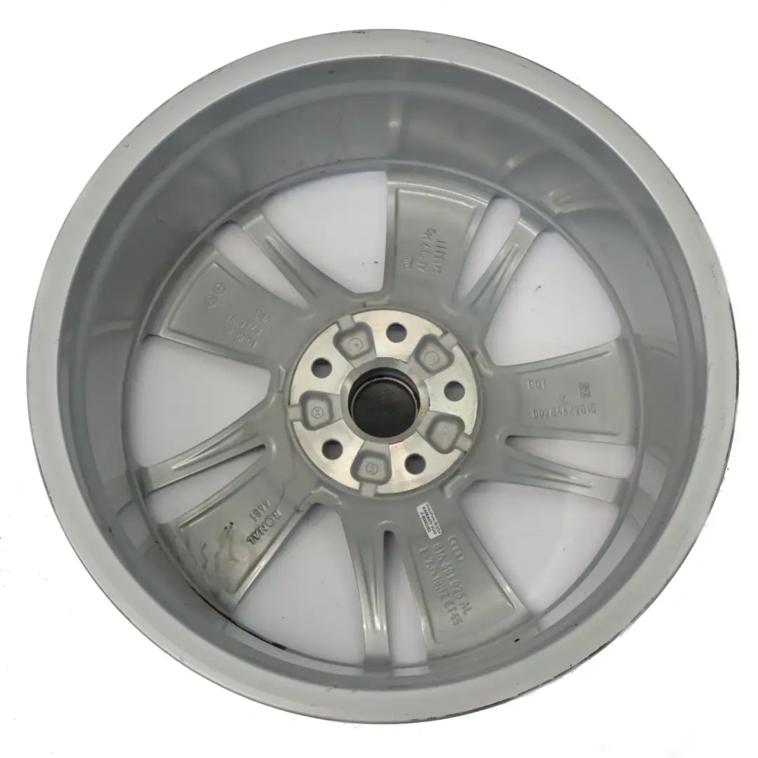 Cerchio in lega argento 18" ET:45 7J per Audi Q2 GA con numero di parte 81A601025AL Audi Q2 GA Cerchio in lega argento 18" ET:45 7J - SKU 81A601025AL-1 - Numero di parte 81A601025AL