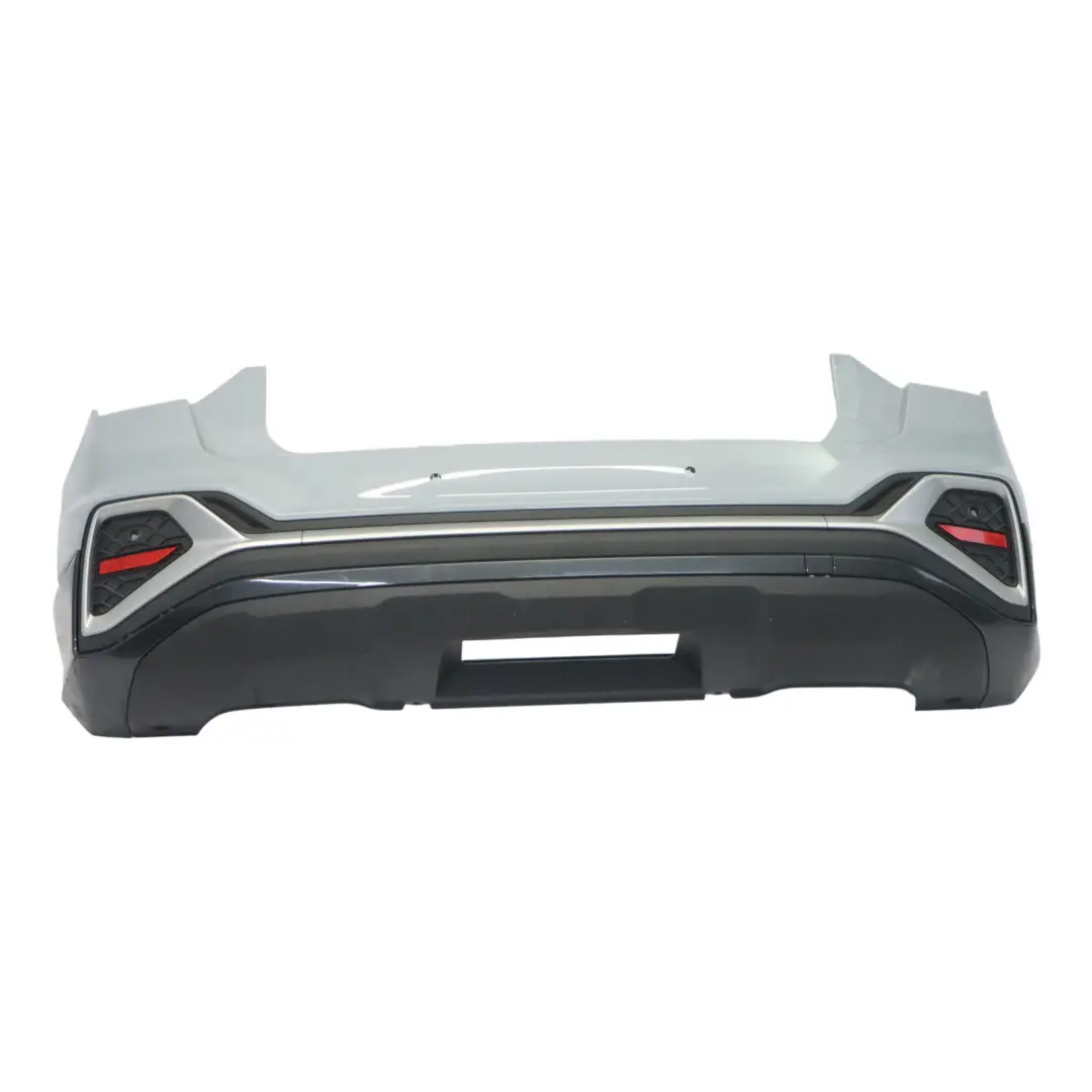 Bumper Trim Panel Covering Arrow Grey Pearl Effect - Z7W to Audi Q2 GA Rear with Part number 81A807067D Audi Q2 GA Rear Bumper Trim Panel Covering Arrow Grey Pearl Effect - Z7W - SKU 81A807067D-AGR - Part number 81A807067D