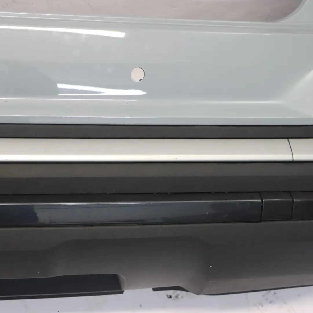 Bumper Trim Panel Covering Arrow Grey Pearl Effect - Z7W to Audi Q2 GA Rear with Part number 81A807067D Audi Q2 GA Rear Bumper Trim Panel Covering Arrow Grey Pearl Effect - Z7W - SKU 81A807067D-AGR - Part number 81A807067D