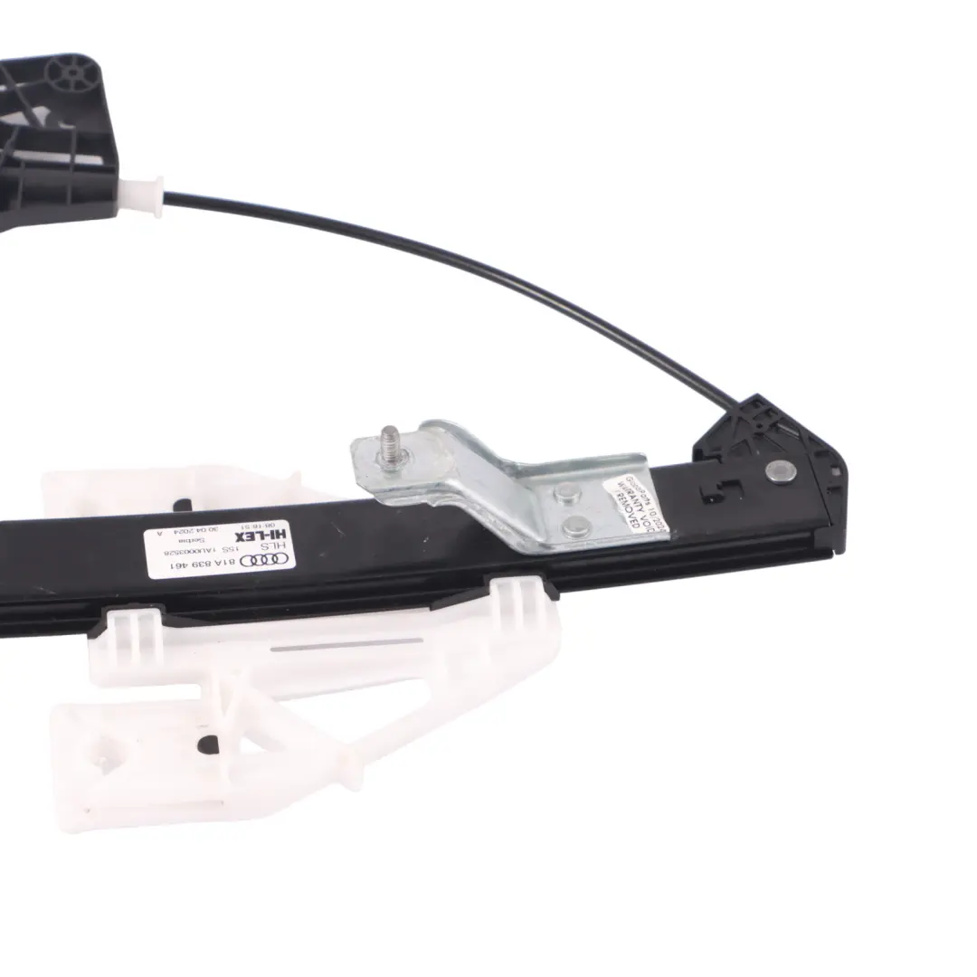 Audi Q2 GA Window Lifter Regulator Mechanism Rear Left N/S - SKU 81A839461 - Part number 81A839461