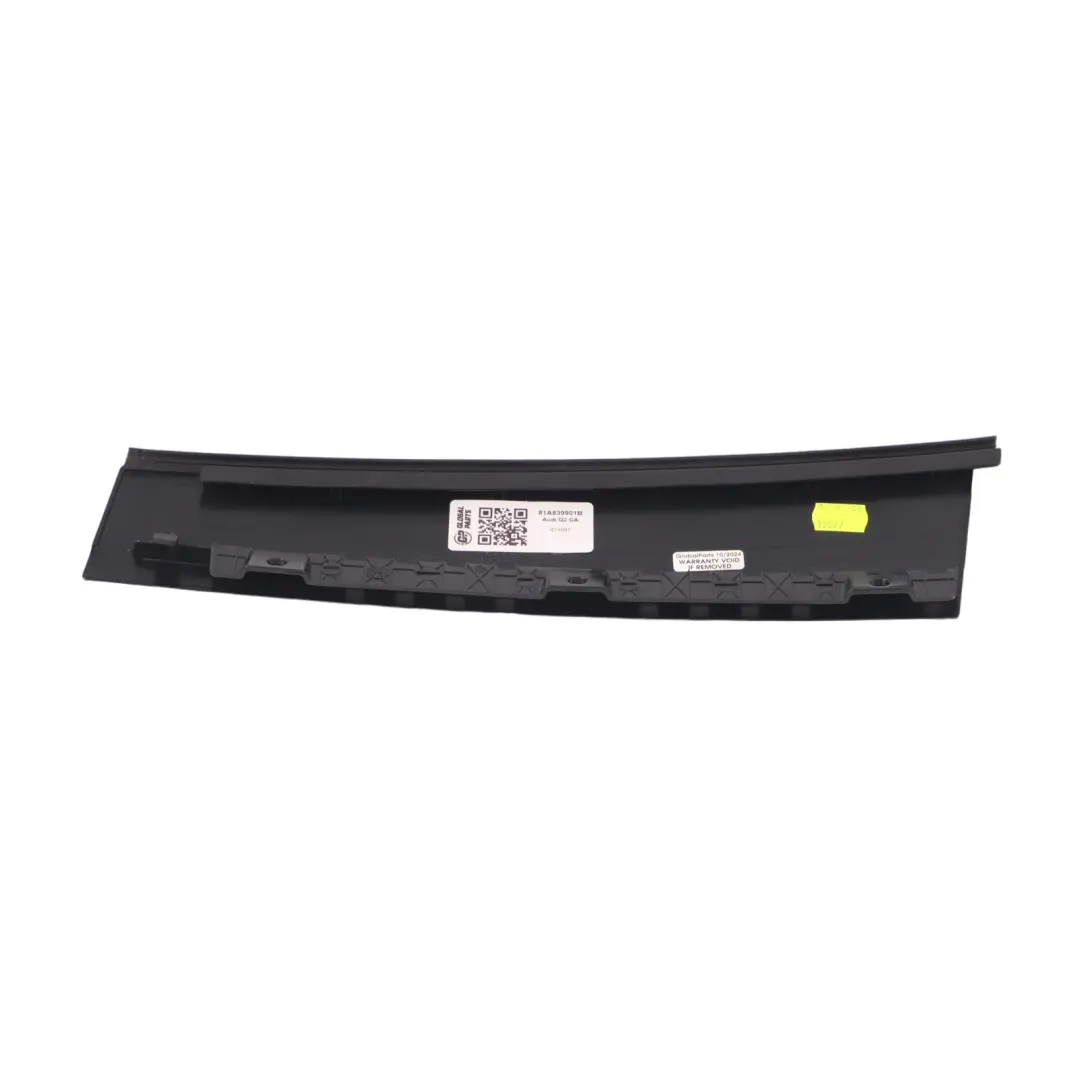 Audi Q2 GA B-Pillar Exterior Column Trim Panel Cover Left N/S Black - SKU 81A839901B - Part number 81A839901B